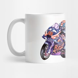 Ballpoint Sketching MotoGP Team No 55 Mug